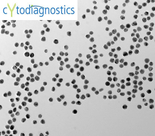 10nm reactant free silver nanoparticles - TEM