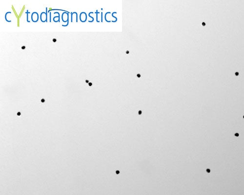 60nm reactant free silver nanoparticles - TEM