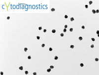 80nm reactant free silver nanoparticles - TEM